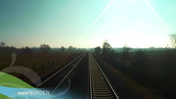 Zugstrecke zwischen Langenhorn und Husum  