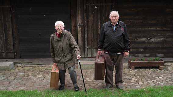 Gertrud Horn und Ernst Reimann stammen aus Wolhynien und musst 1945 fliehen. © Screenshot 
